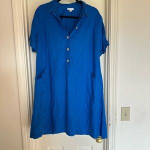 J Jill 100% linen dress